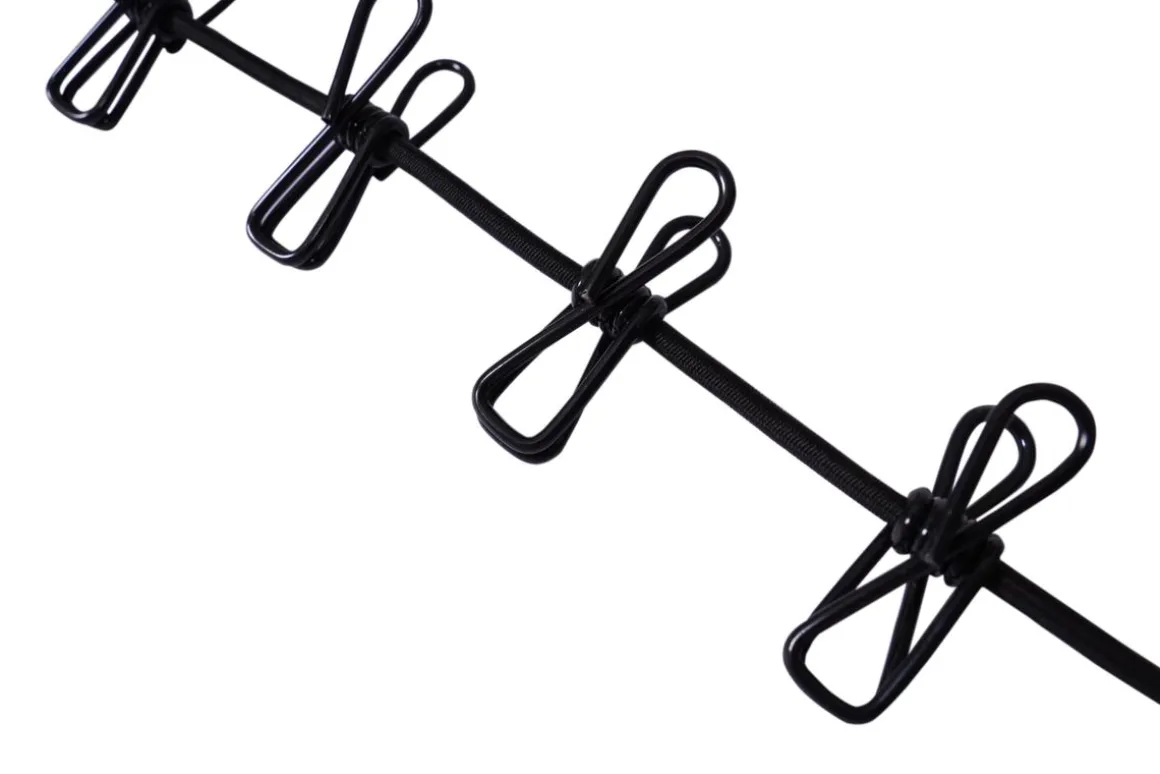 Wäscheleine mit Klammern 182 cm