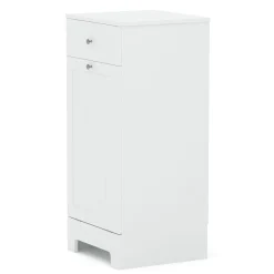Wäscheschrank mit 1 Fach FONTANA 40 x 38 x 89 cm weiss