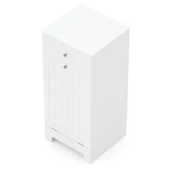 Wäscheschrank mit 1 Fach FONTANA 40 x 38 x 89 cm weiss