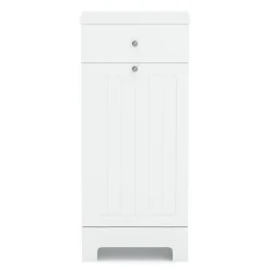 Wäscheschrank mit 1 Fach FONTANA 40 x 38 x 89 cm weiss