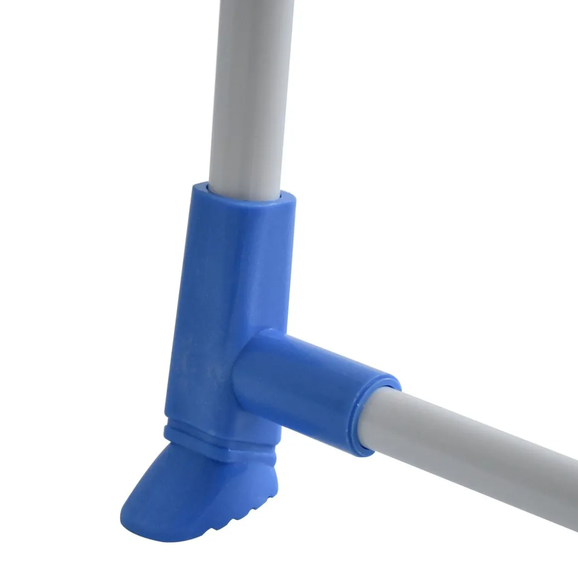 Wäscheständer klappbar weiss/blau