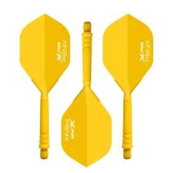XQMAX Fenix Flight und Shaft 22 mm 3er Set gelb