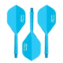 XQMAX Fenix Flight und Shaft 28 mm 3er Set blau