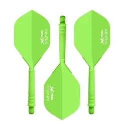 XQMAX Fenix Flight und Shaft 28 mm 3er Set grün