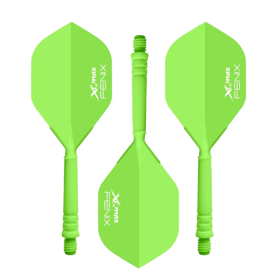 XQMAX Fenix Flight und Shaft 28 mm 3er Set grün