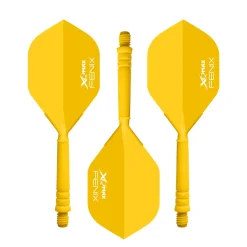 XQMAX Fenix Flight und Shaft 28 mm 3er Set gelb