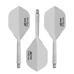 XQMAX Fenix Flight und Shaft 34 mm 3er Set weiss