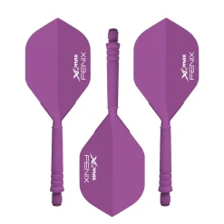 XQMAX Fenix Flight und Shaft 28 mm 3er Set violett