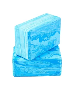 Yoga Block 2er Set camouflage blau