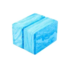 Yoga Block 2er Set camouflage blau