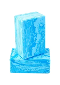 Yoga Block 2er Set camouflage blau