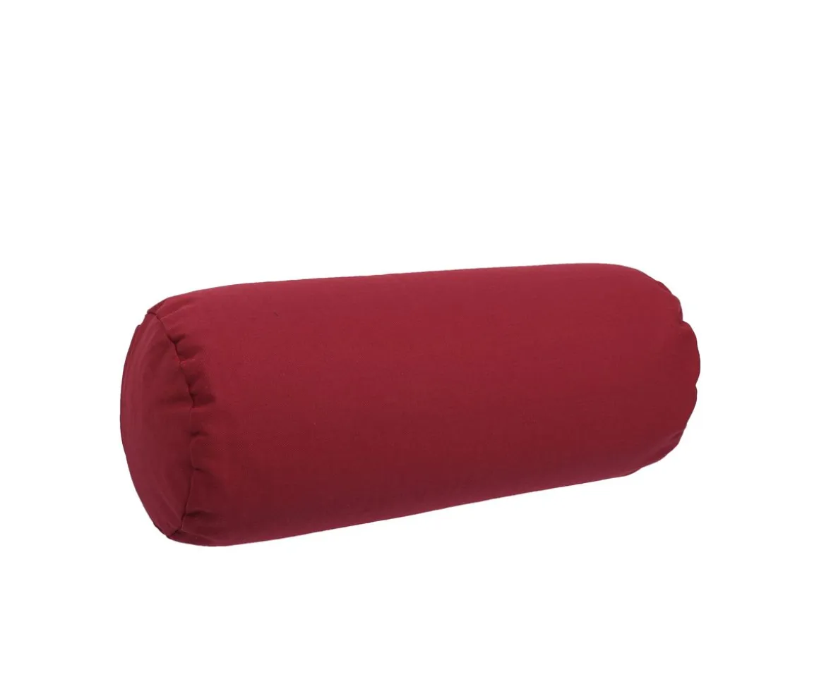 Yogakissen 23 x 63 cm bordeaux