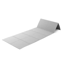 Yogamatte faltbar grau 173 x 61 x 0.4 cm