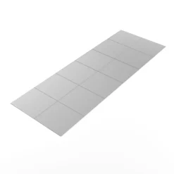 Yogamatte faltbar grau 173 x 61 x 0.4 cm