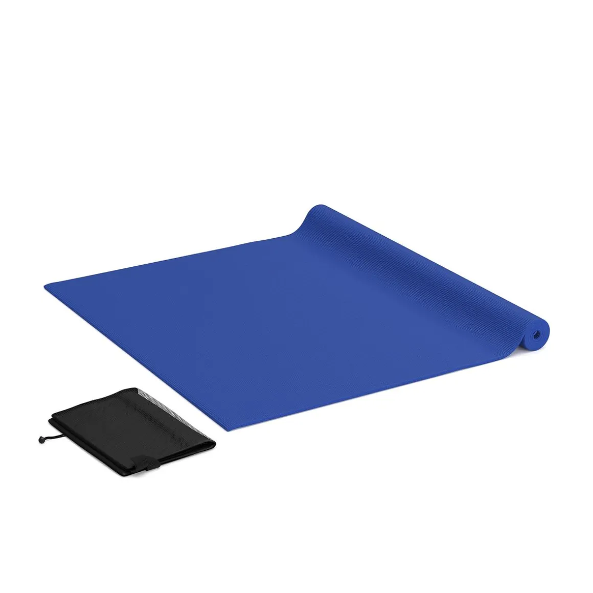 Yogamatte mit Tasche blau 173 x 61 x 0.5 cm