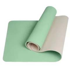 Yogamatte mit Tasche mint/beige 181 x 61 x 0.6 cm