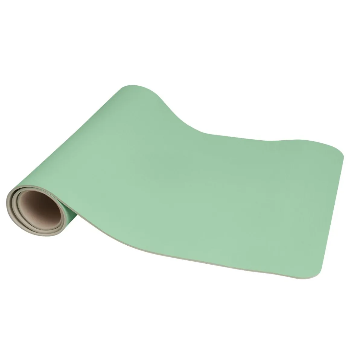 Yogamatte mit Tasche mint/beige 181 x 61 x 0.6 cm