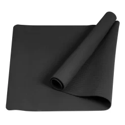Yogamatte mit Tasche schwarz 183 x 122 x 0.6 cm