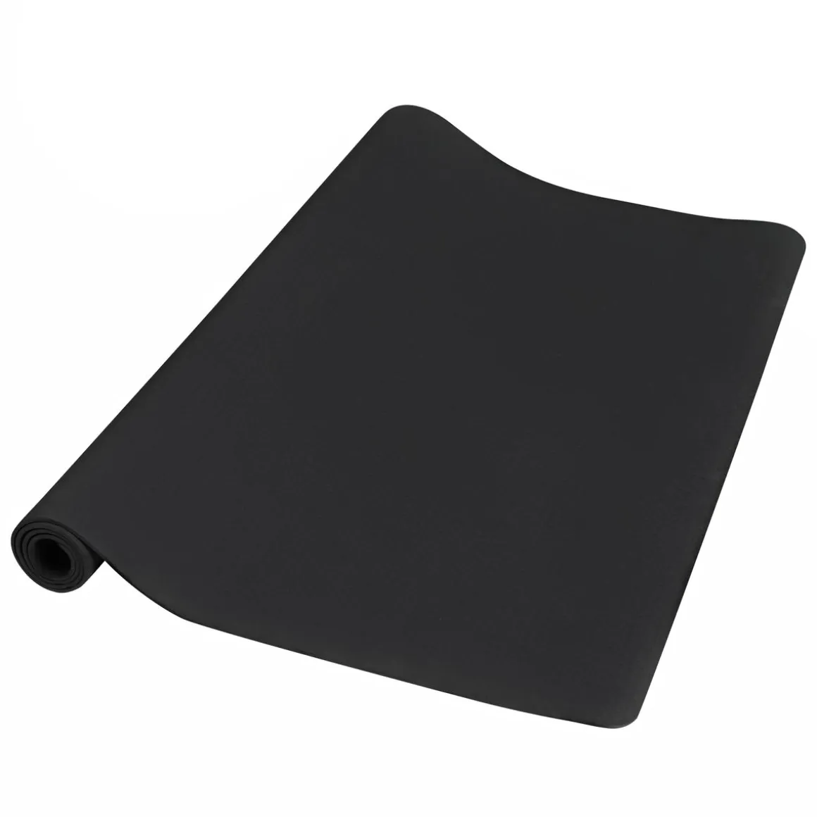 Yogamatte mit Tasche schwarz 183 x 122 x 0.6 cm
