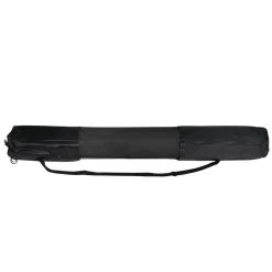 Yogamatte mit Tasche schwarz 183 x 122 x 0.6 cm