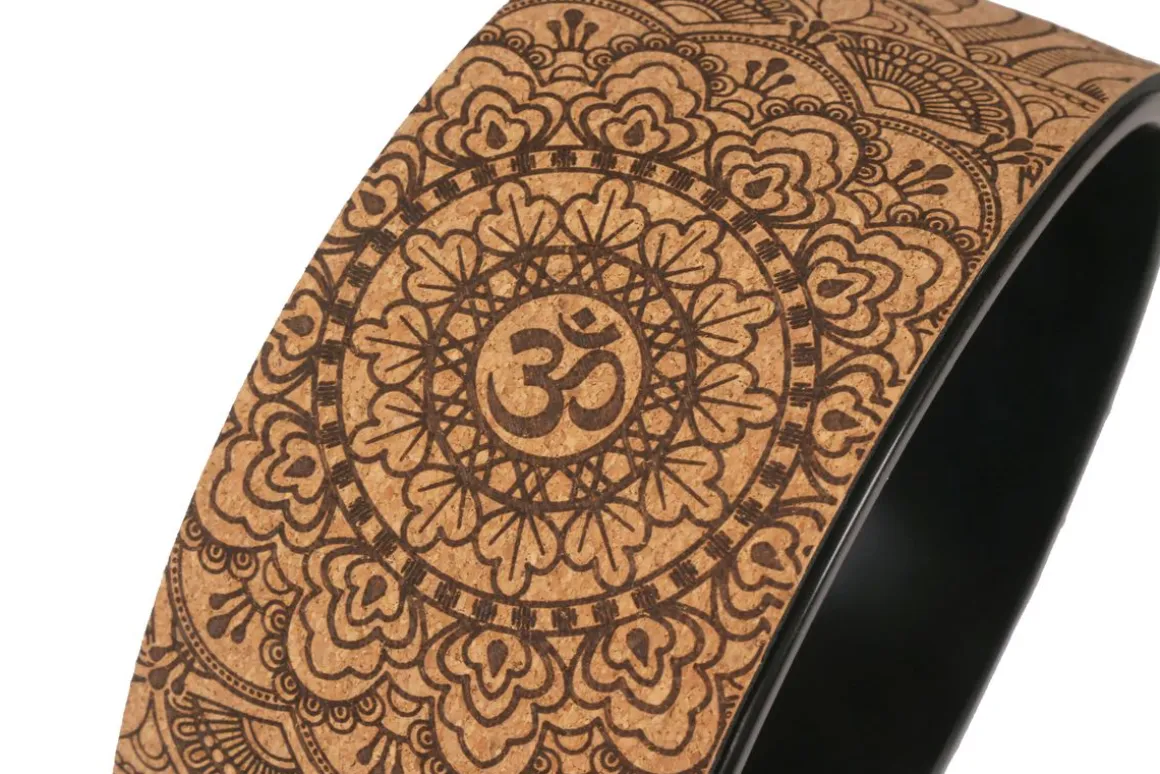 Yoga Wheel Kork schwarz