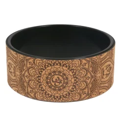 Yoga Wheel Kork schwarz