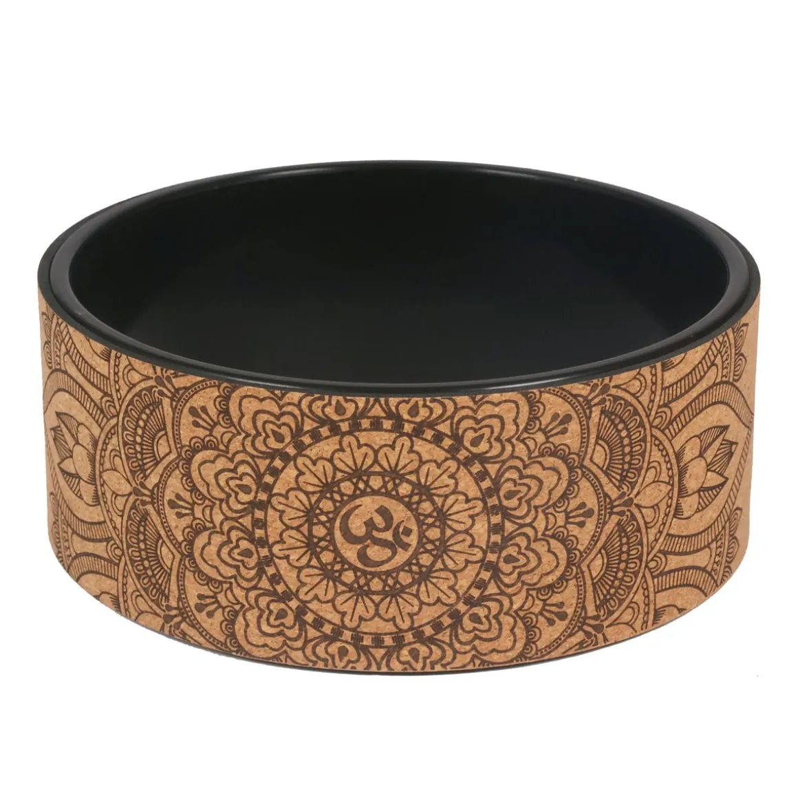 Yoga Wheel Kork schwarz