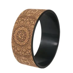 Yoga Wheel Kork schwarz