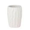 Zahnbürstenhalter Keramik 7 x 10 cm weiss