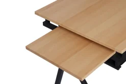 Zeichentisch mit Hocker 98 x 60 x 110 m braun/schwarz