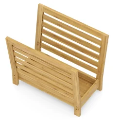 Zeitschriftenhalter Bambus 40 x 29.5 x 36 cm natur
