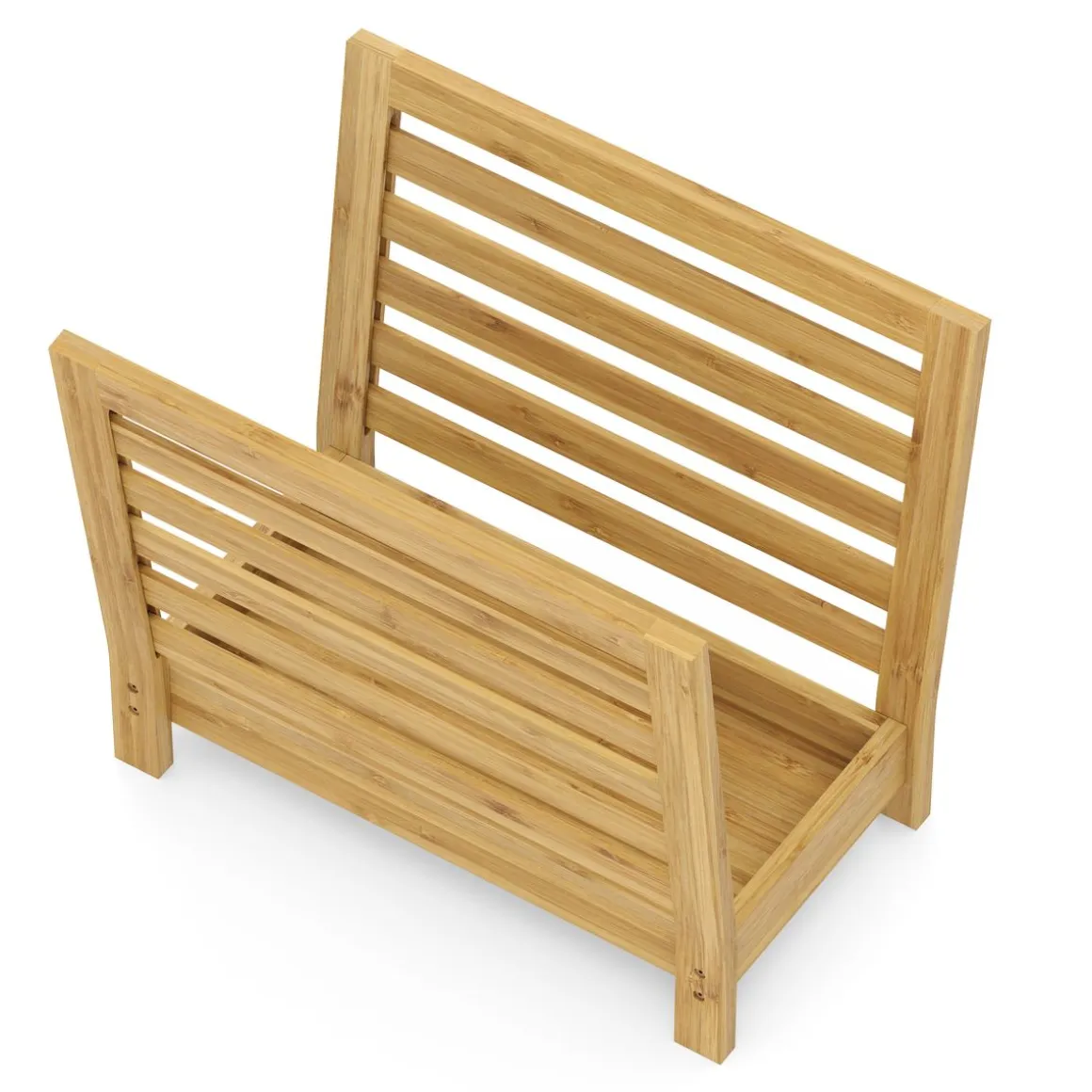 Zeitschriftenhalter Bambus 40 x 29.5 x 36 cm natur