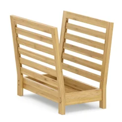 Zeitschriftenhalter Bambus 40 x 29.5 x 36 cm natur