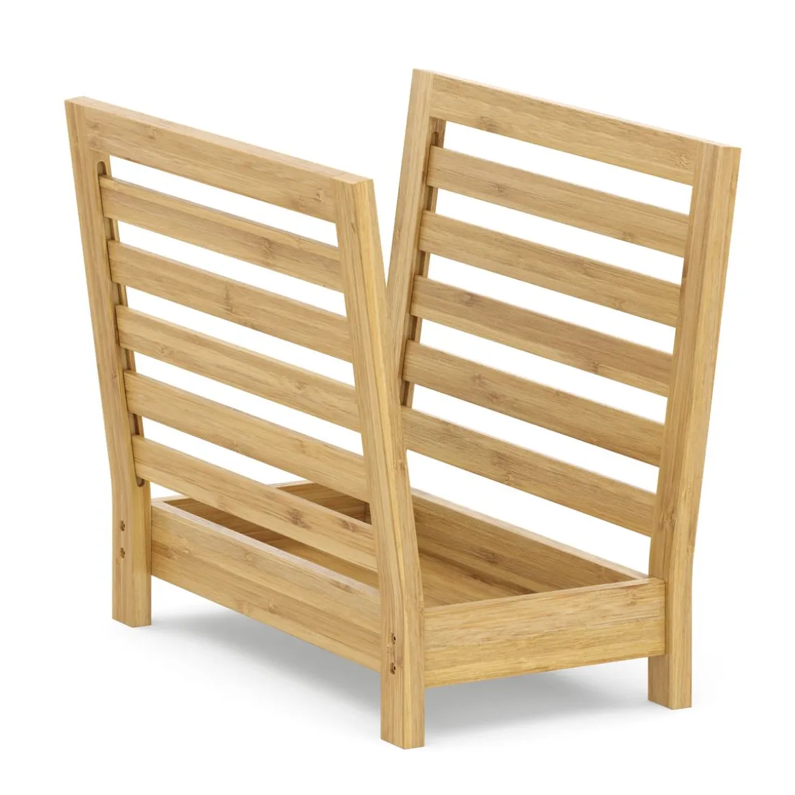 Zeitschriftenhalter Bambus 40 x 29.5 x 36 cm natur