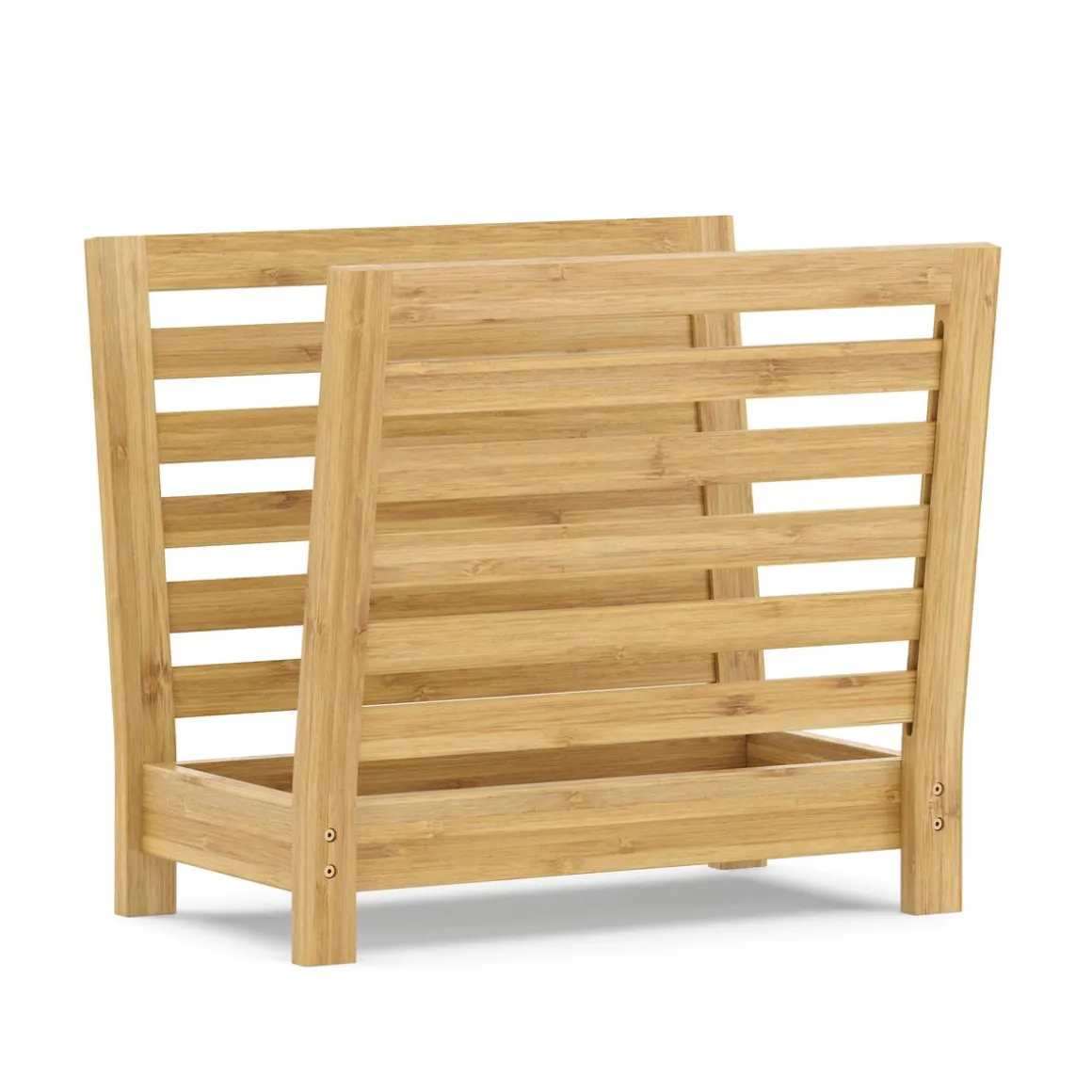 Zeitschriftenhalter Bambus 40 x 29.5 x 36 cm natur