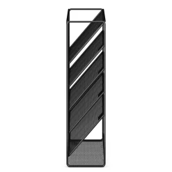 Zeitungsständer Wand 33 x 10 x 40 cm schwarz