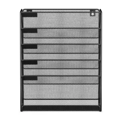 Zeitungsständer Wand 33 x 10 x 40 cm schwarz