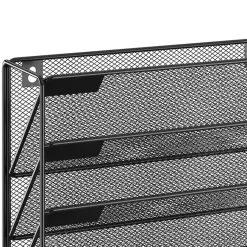 Zeitungsständer Wand 33 x 10 x 40 cm schwarz
