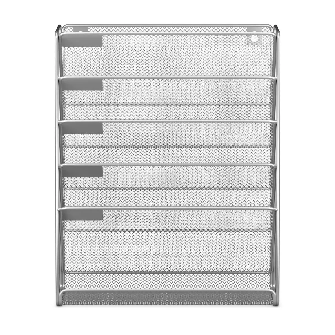 Zeitungsständer Wand 33 x 10 x 40 cm silber