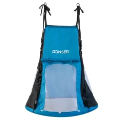 Zelt für Nestschaukel 100 cm blau/schwarz