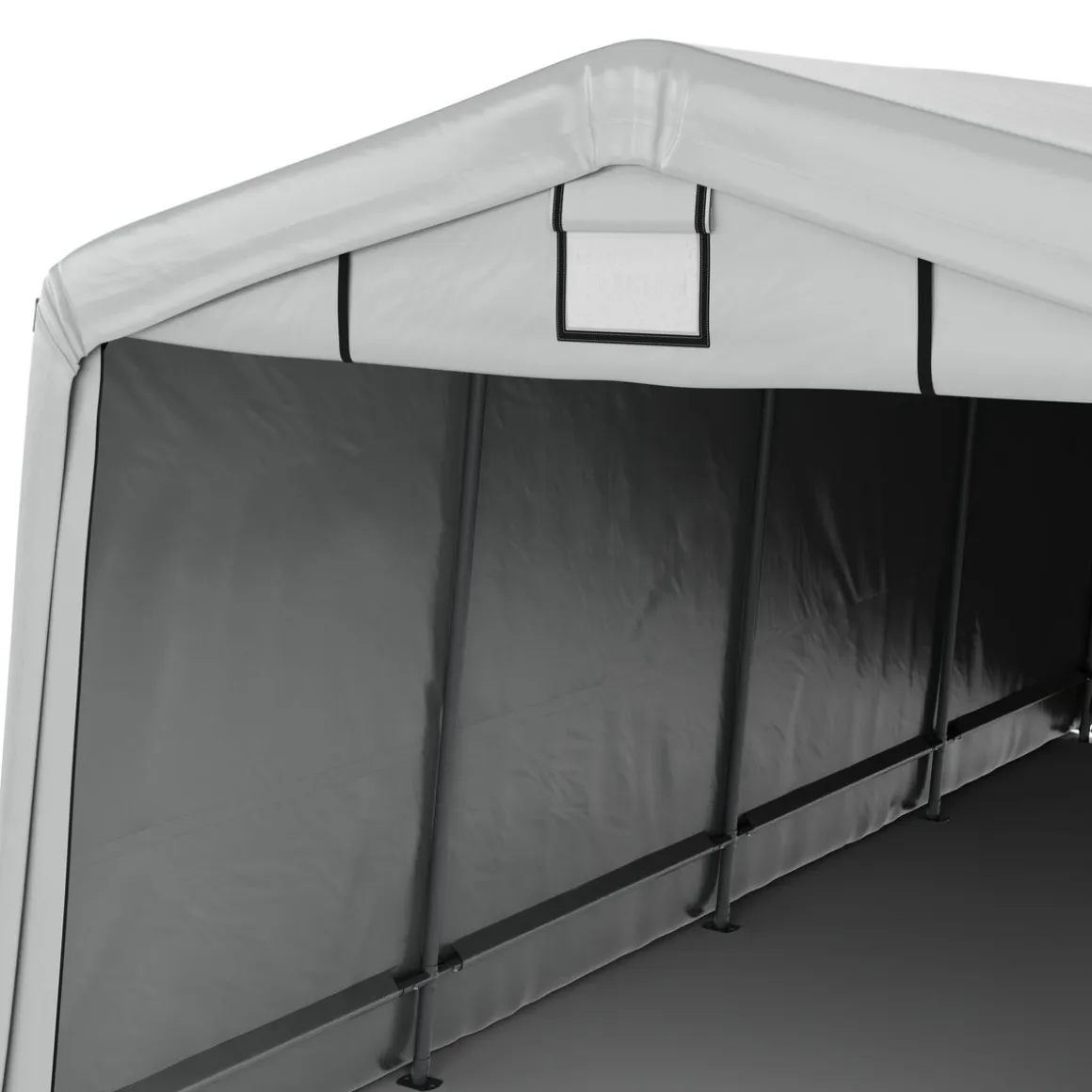 Zeltgarage Carport 6.2 x 3.3 m grau
