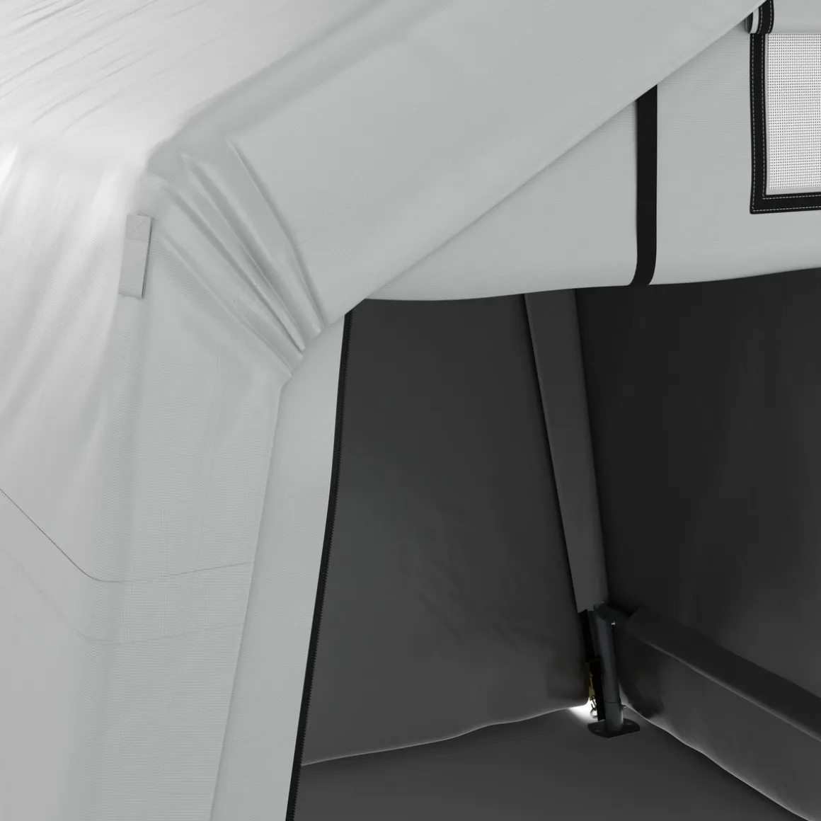 Zeltgarage Lagerzelt 1.8 x 1.8 m grau