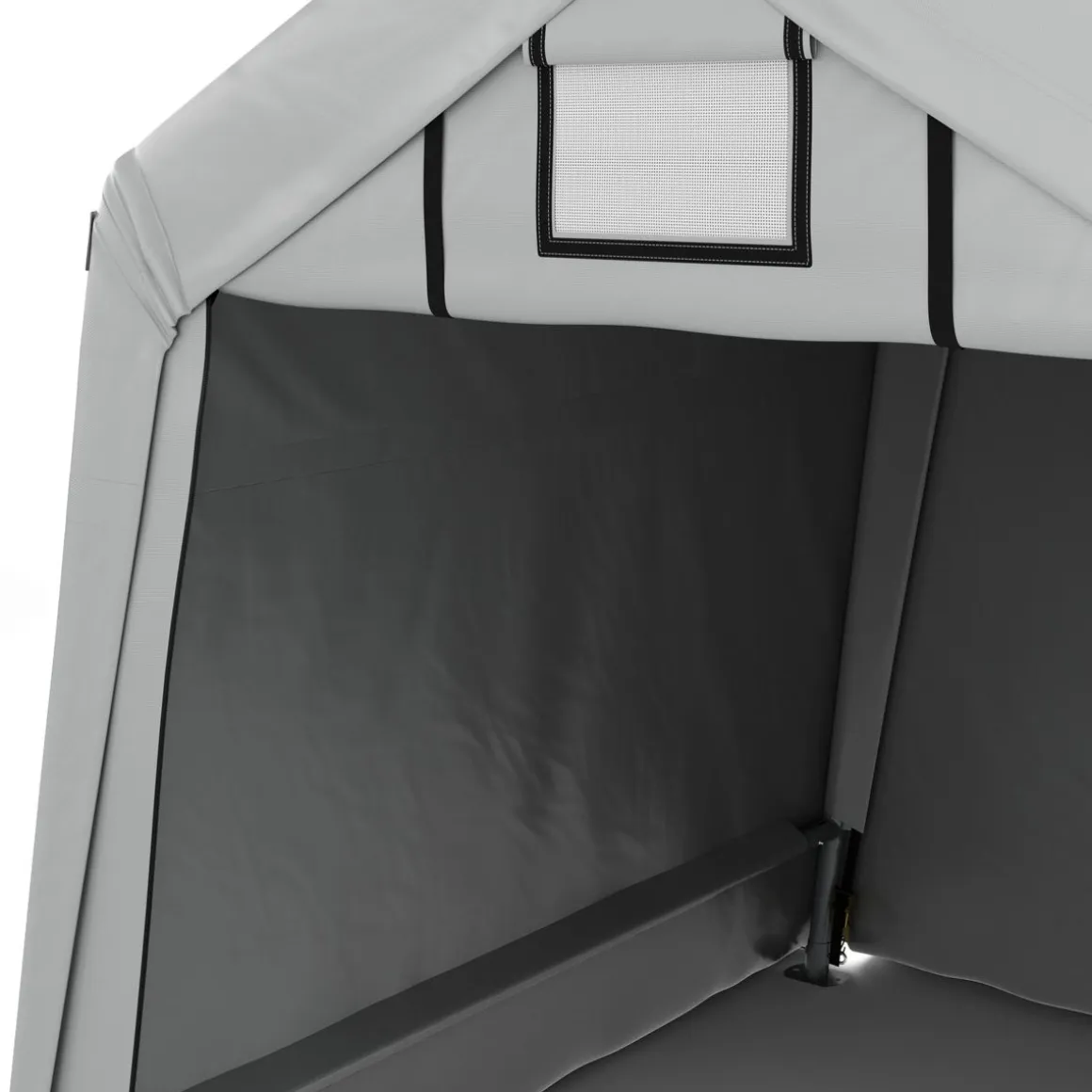 Zeltgarage Lagerzelt 1.8 x 1.8 m grau