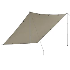 Zeltplane Tarp 300 x 400 cm wasserdicht beige