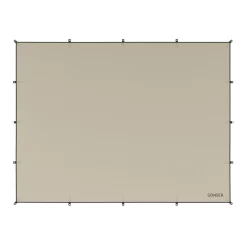 Zeltplane Tarp 300 x 400 cm wasserdicht beige