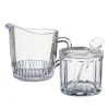 Zucker und Milch Set Glas 4-teilig